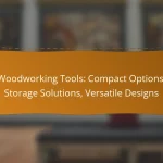 Woodworking Tools: Compact Options, Storage Solutions, Versatile Designs
