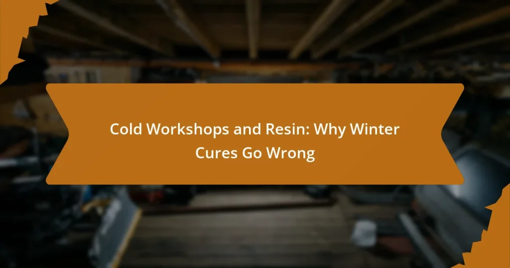Cold Workshops and Resin: Why Winter Cures Go Wrong